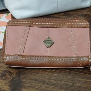 BOC 2 Women's Wallet in 1 In Pink and Brown  Vintage DONATED